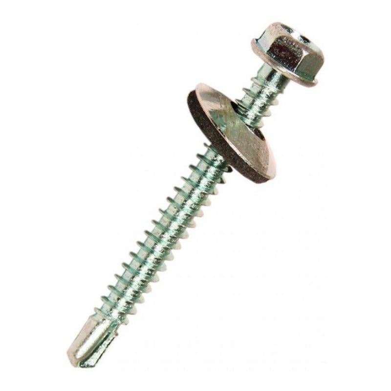 Tornillo Cabeza Hexagonal C/g Pta Broca 1/4 -14x  2 (100un)