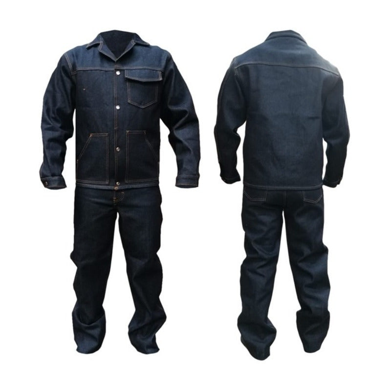 Slack Mezclilla, Ropa De Trabajo. Certificado. Azul Oscuro 52