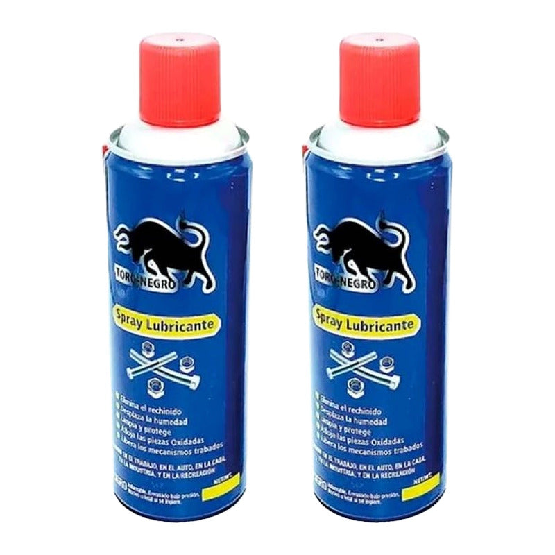 Spray Lubricante De 400ml Marca Toro Negro