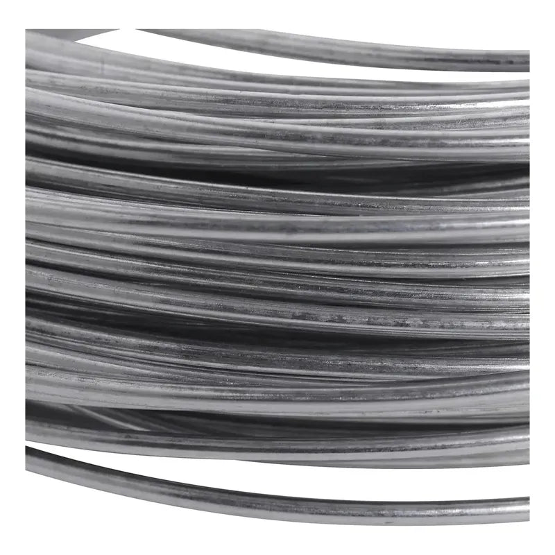 Alambre De Metal Calibre 14 Alambre Galvanizado 36.5 Mts Plateado