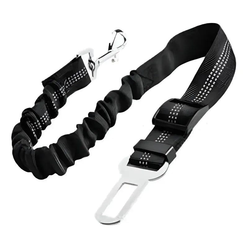 Cinturón De Seguridad Para Mascotas En Auto Arnes Oferta 2x1 Negro Única