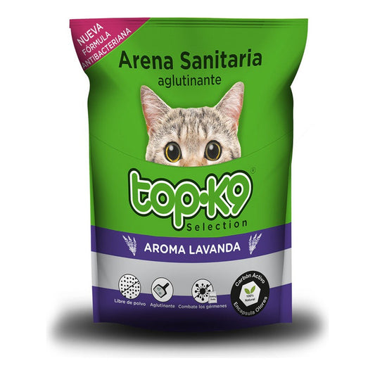 Arena Sanitaria Aglutinante Topk9 2kg Lavanda