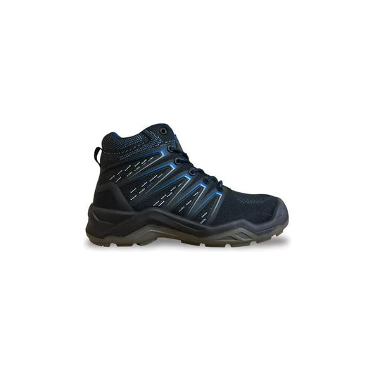 Zapato Zapatilla De Seguridad V-flex V930 Negro Con Azul