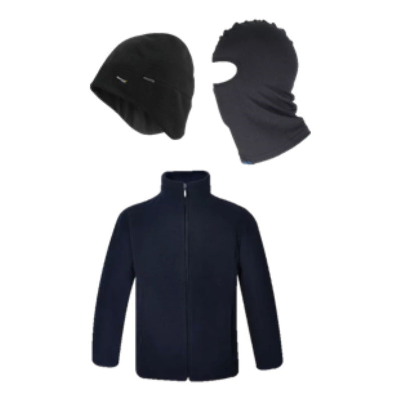 Pack Micropolar-balaclava Gorro Wlindblok Tecnología Térmica