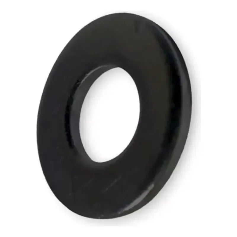 Golilla Plana Calibrada Negra De 3/8 Pulgada (100 Unidades)