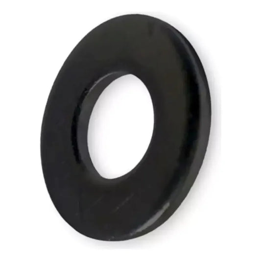 Golilla Plana Calibrada Negra De 3/8 Pulgada (100 Unidades)