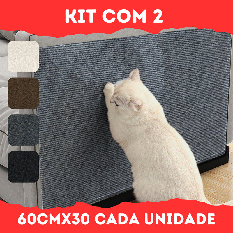 Protector De Sofá Adhesivo Rascador Gatos Antiestrés 60 X 30