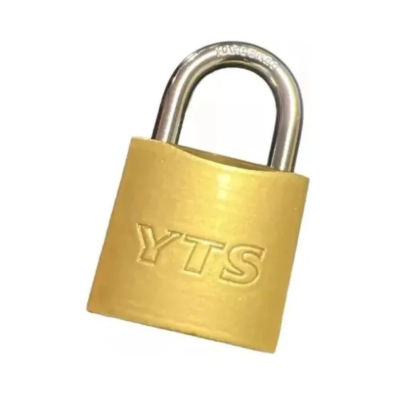 Candado De Seguridad 25mm Yts 3 Llaves Oferta 2x1 Dorado