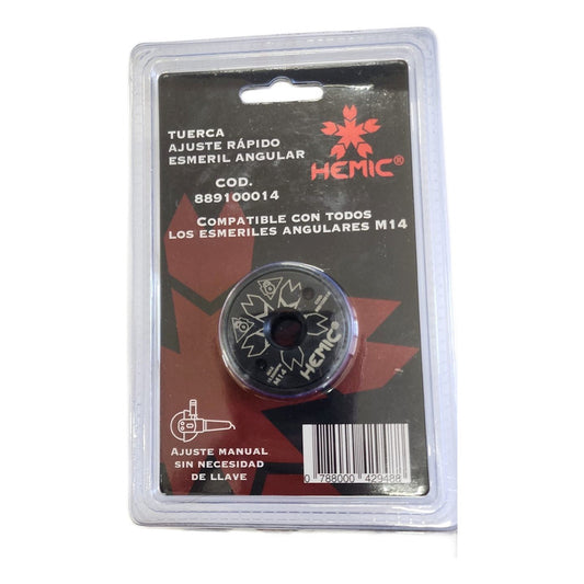 Tuerca De Liberación Rápida M14 Para Esmeril