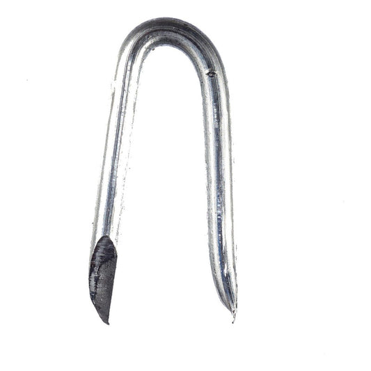 Grapa Galvanizada 1 1/2 PuLG X 8bwg (40x4.2mm) 1 Kg Plata