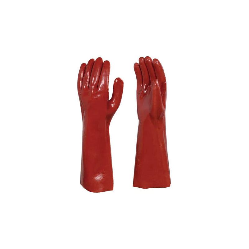 Guante Pvc Rojo 18 Pulgadas