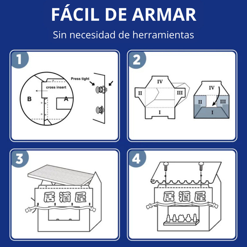 Casa Rascador Multiuso Izekaya Bar Azul