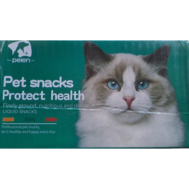 Caja Snack, Comida Húmeda Para Gatos Atún Salmón Pollo 45 Un