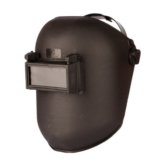 Careta Para Soldar Negra Visor Fijo + 1 Respuesto