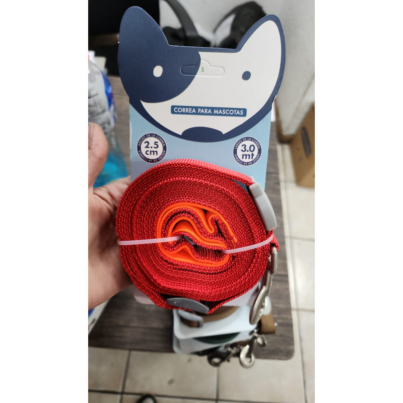 Correa Fuerte Para Perros Con Cómodo Agarre Acolchado 3 Mts