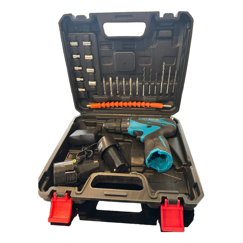 Kit Taladro Inalámbrico Bullk 12v Con Accesorios