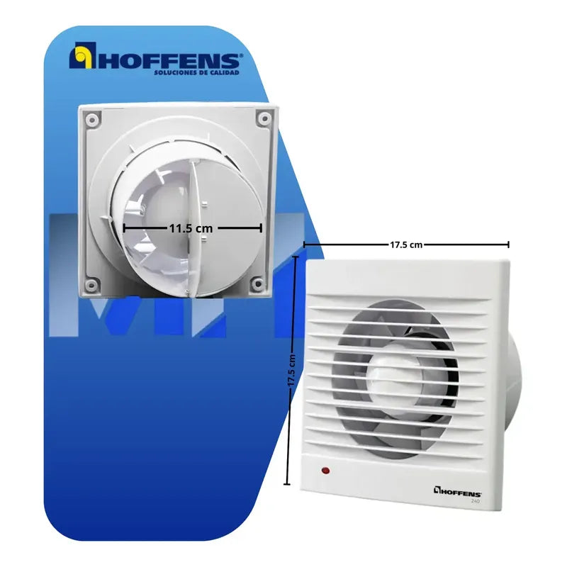 Hoffens Extractores 5 Pulgadas Eléctrico Blanco - 17.5 Cm - 17.5 Cm - 11.5 Cm