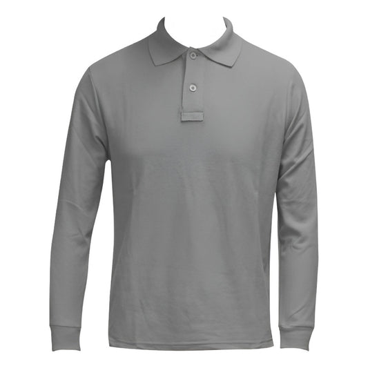 Polera De Trabajo Manga Larga Pique