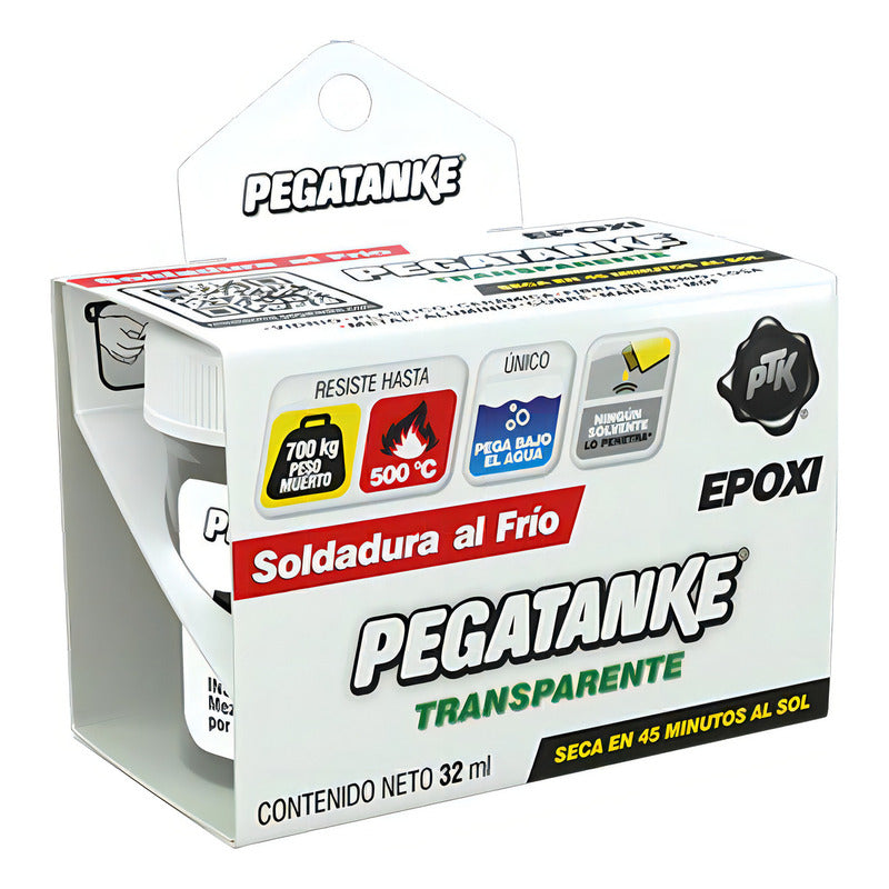 Pegamento Líquido Pegatanke Epoxi Transparente No Tóxico