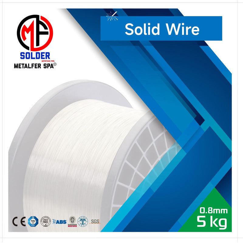 Soldadura Mig Sin Gas 5 Kg 0.8mm