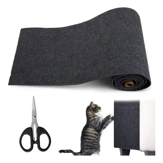 Protector De Sofá Adhesivo Rascador Gatos 30 X 60 Oferta 2x1 Negro