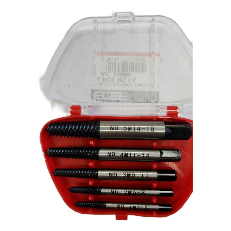 Juego Extractor De Tornillos Pernos De 5 Piezas