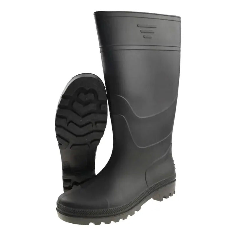 Botas De Pvc Sin Punta Negro. 43 Cl