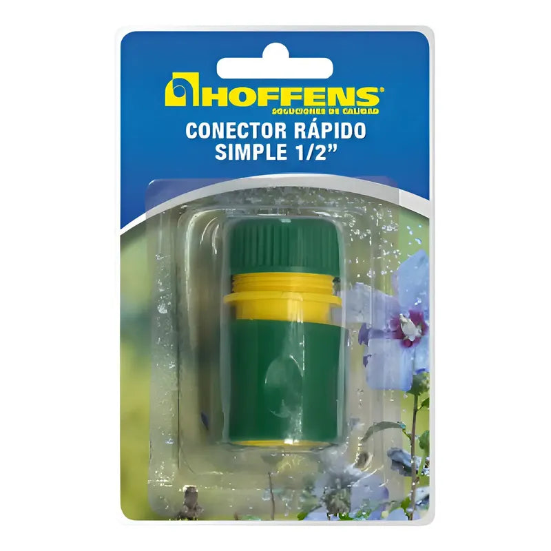 Acople Rápido Verde Para Manguera 1/2 Pulgada Hoffens Modelo 61186