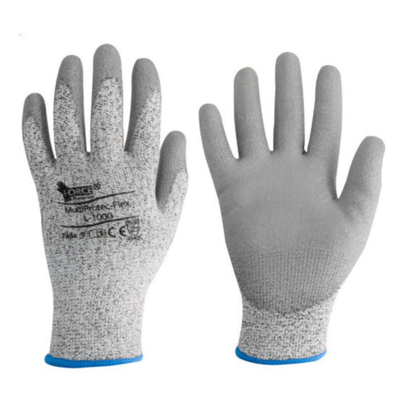 Guante Anticorte Multiprotec Gris Flex-1000 Talla 10