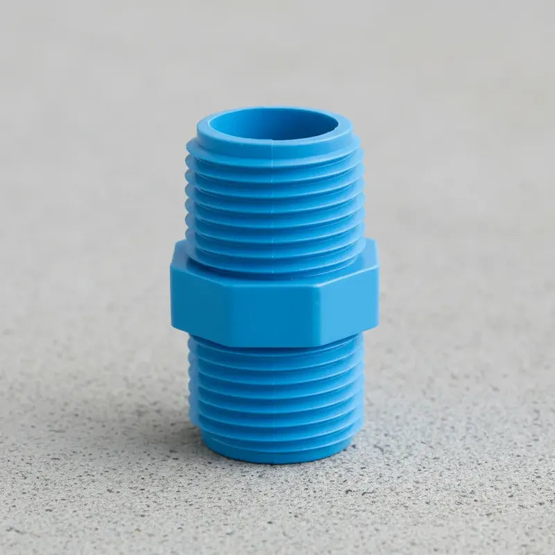 Niple Pvc He/he De 1 1/4 Pulgada Pack 3 Und