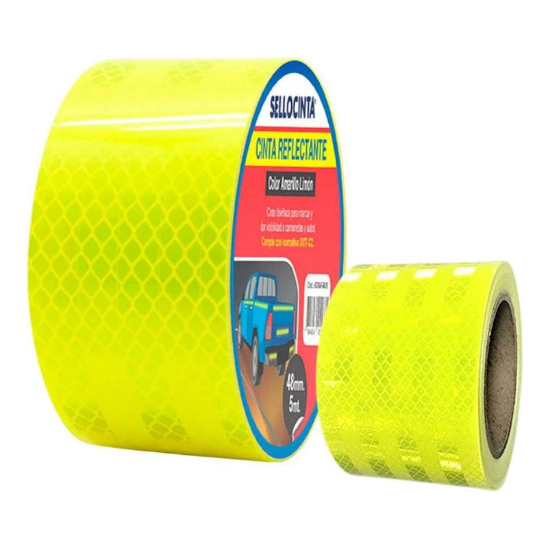 Cinta Reflectiva Dot-c2 Amarillo 5m