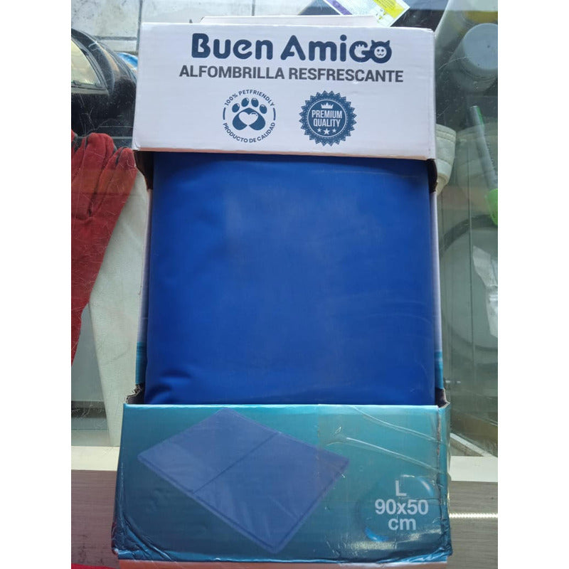 Manta Refrescante Rectangular Para Mascotas Talla L 90x50cm