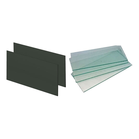 Vidrios Rectangulares Negros (10 Unidades)