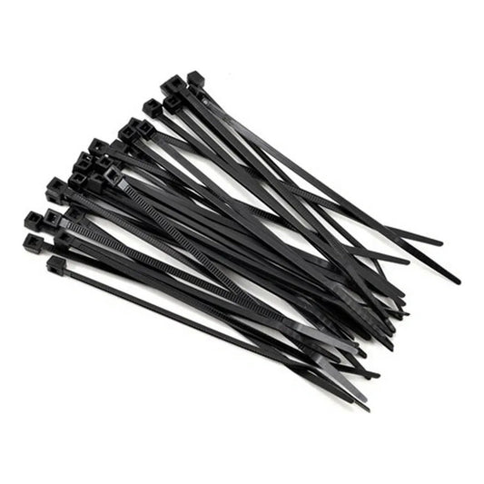 Amarra Cable Negro 2.5x100mm Paq100 Un