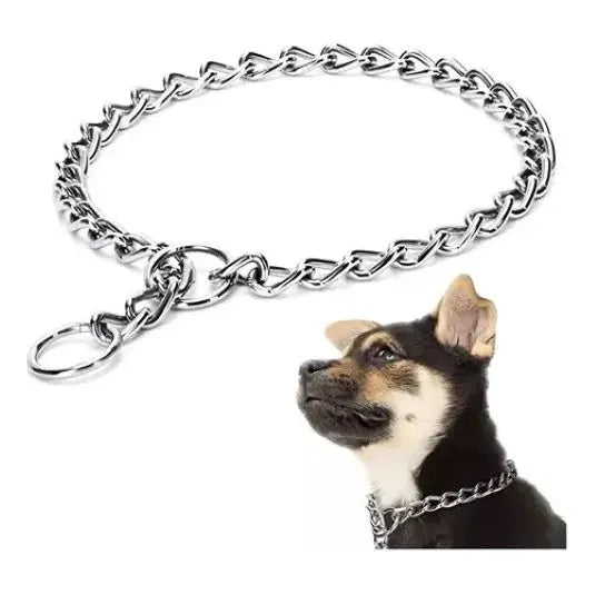 Collar De Adiestramiento Canino 55mm Color Cromo Oferta 2x1 Cromo