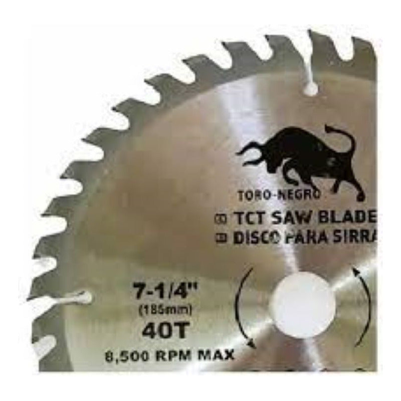 Disco Sierra Circular 7 1/4 Pulgada 40 Dientes Corte Madera