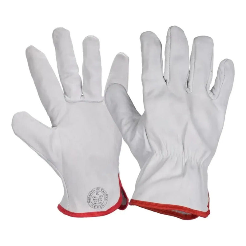 Guante Cabritilla Sin Forro Oferta 2x1 Blanco
