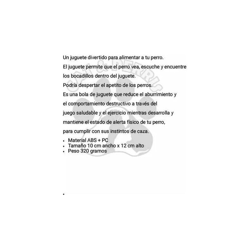 Juguete Dispensador De Premios Para Perros Y Gatos