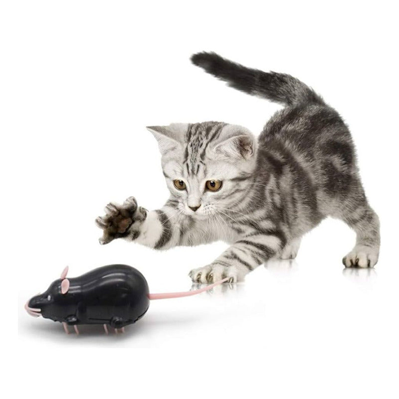 Juguete Ratón Eléctrico Para Gatos Interactivo