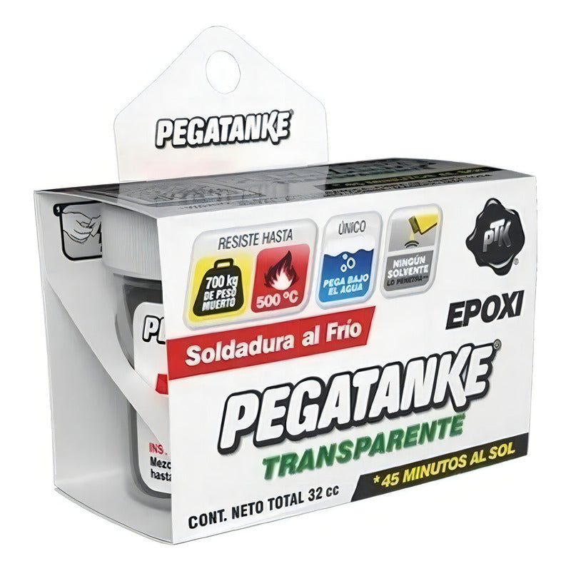 Pegamento Líquido Pegatanke Epoxi Transparente No Tóxico