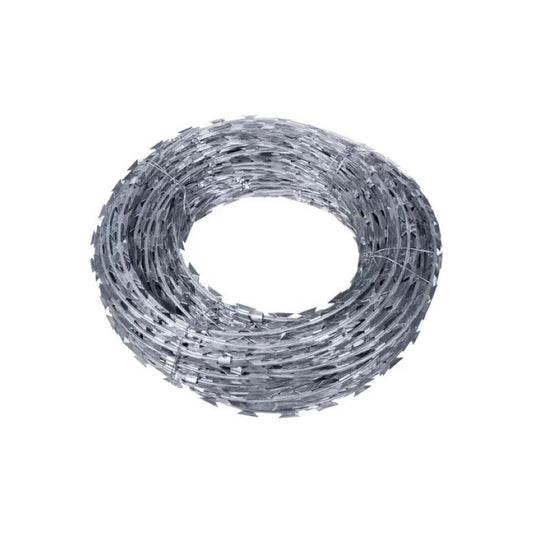 Concertina Galvanizada Con Candado (10 Mts)