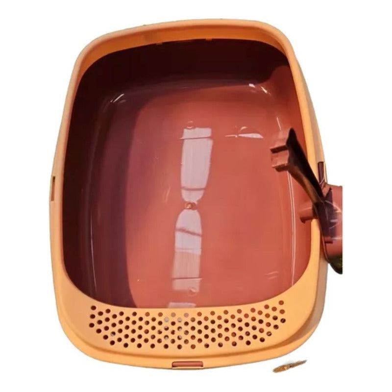 Arenero Con Pala Resistente Y Comodo Para Gatos