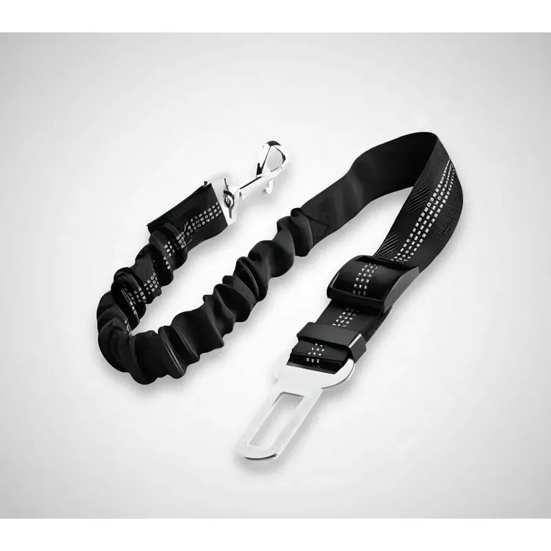 Cinturón De Seguridad Para Mascotas En Auto Arnes Oferta 2x1 Negro Única