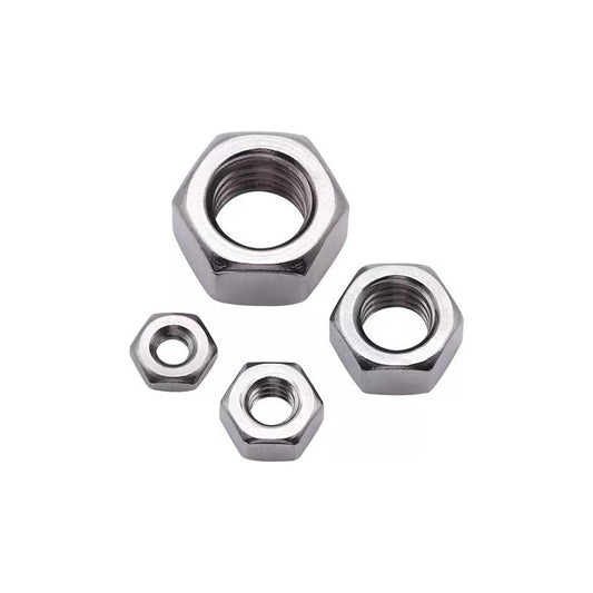 Tuerca Hexagonal Acero Inoxidable 304 3/8 (50 Unidades)