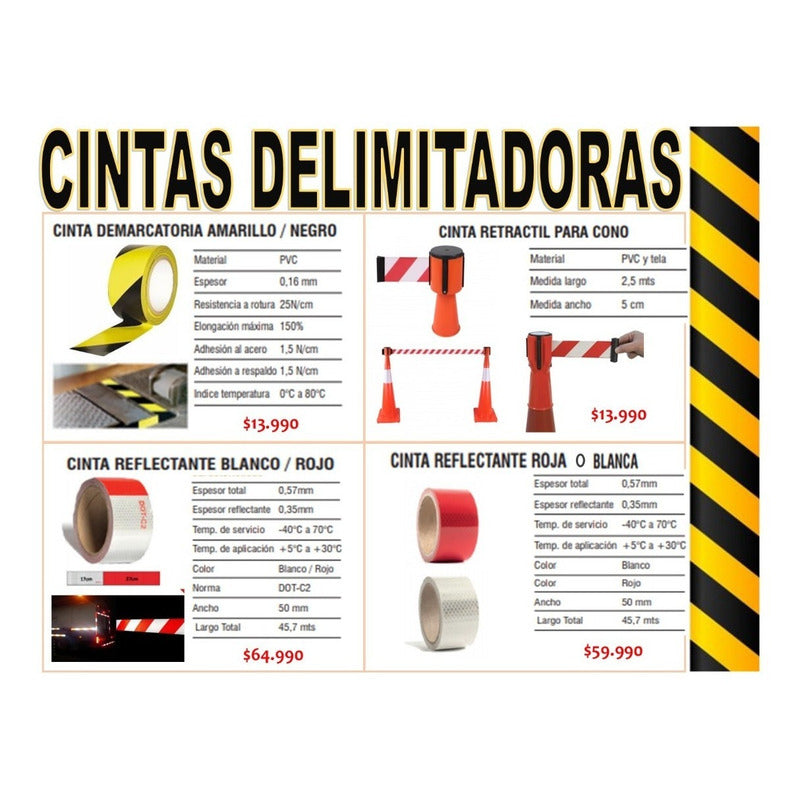 Cinta Demarcadora 1 Unidad