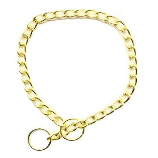 Elegante Collar Dorado De Entrenamiento Para Caminar Perros