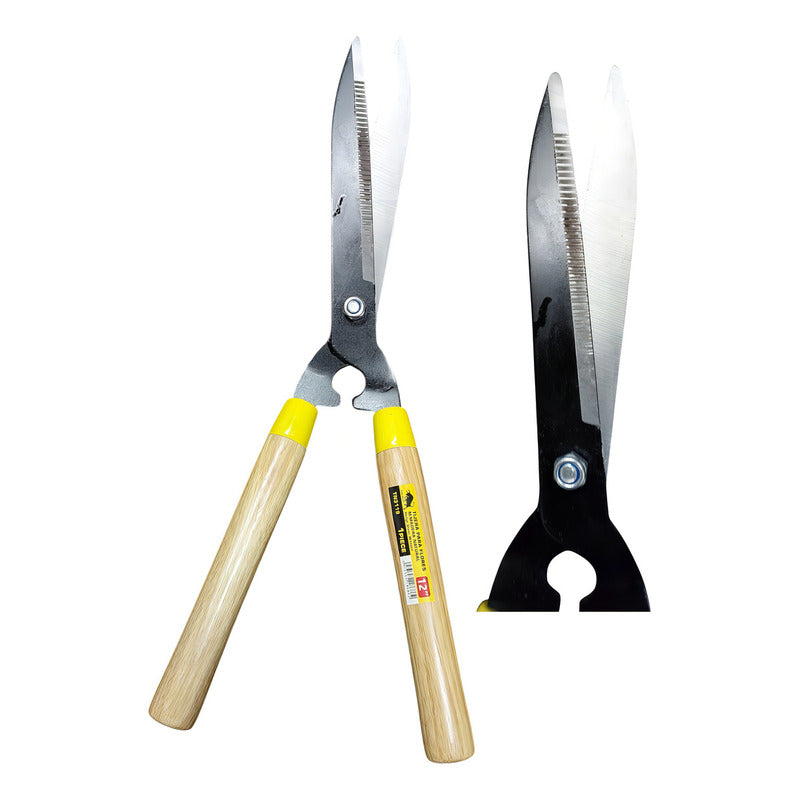 Tijeras Podar Y Cortar Pasto Arbusto 12 Pulgadas Jardinera Color Amarillo