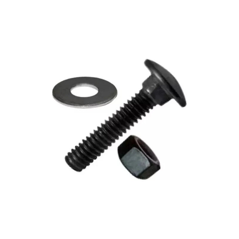 Pack Perno Coche 1/4x3/4 Negro Tuerca Y Golilla (100 Un)