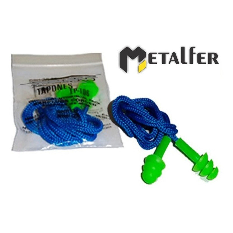 Tapon Auditivo Reut. C/ Cordon  (100 Pares)