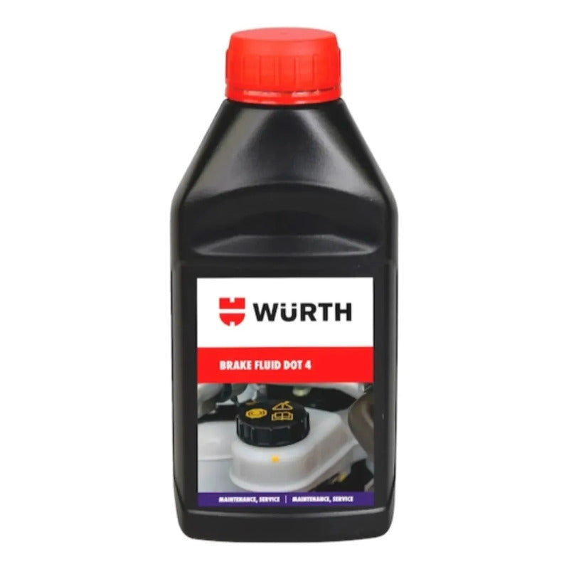 Líquido De Frenos Dot 4 Wurth 250 Ml